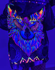 Galaxy Wolf Reversible Faux Fur Jacket