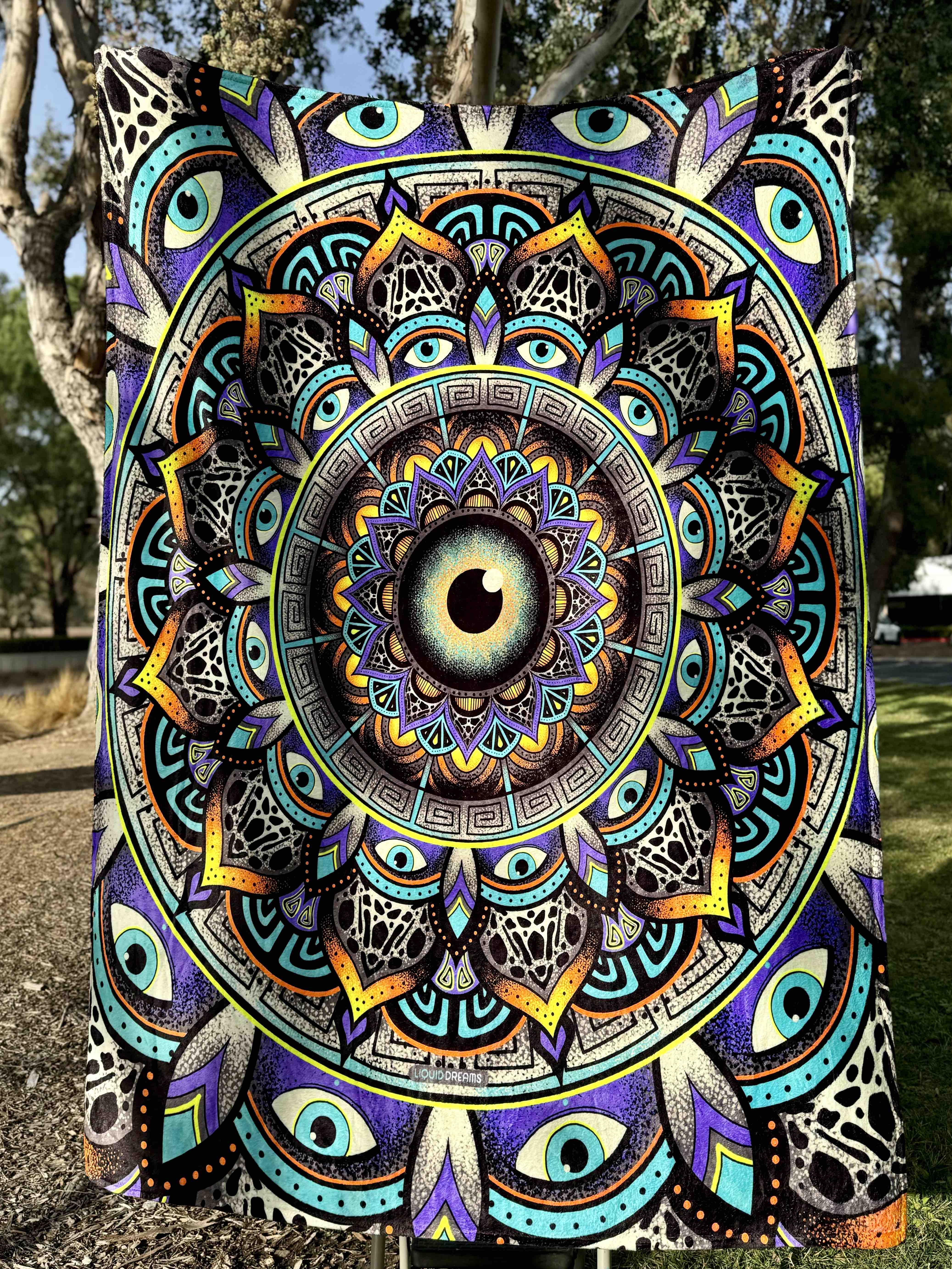 Alien Aura ╳ Wildcat UV Reactive Double Sided Blanket