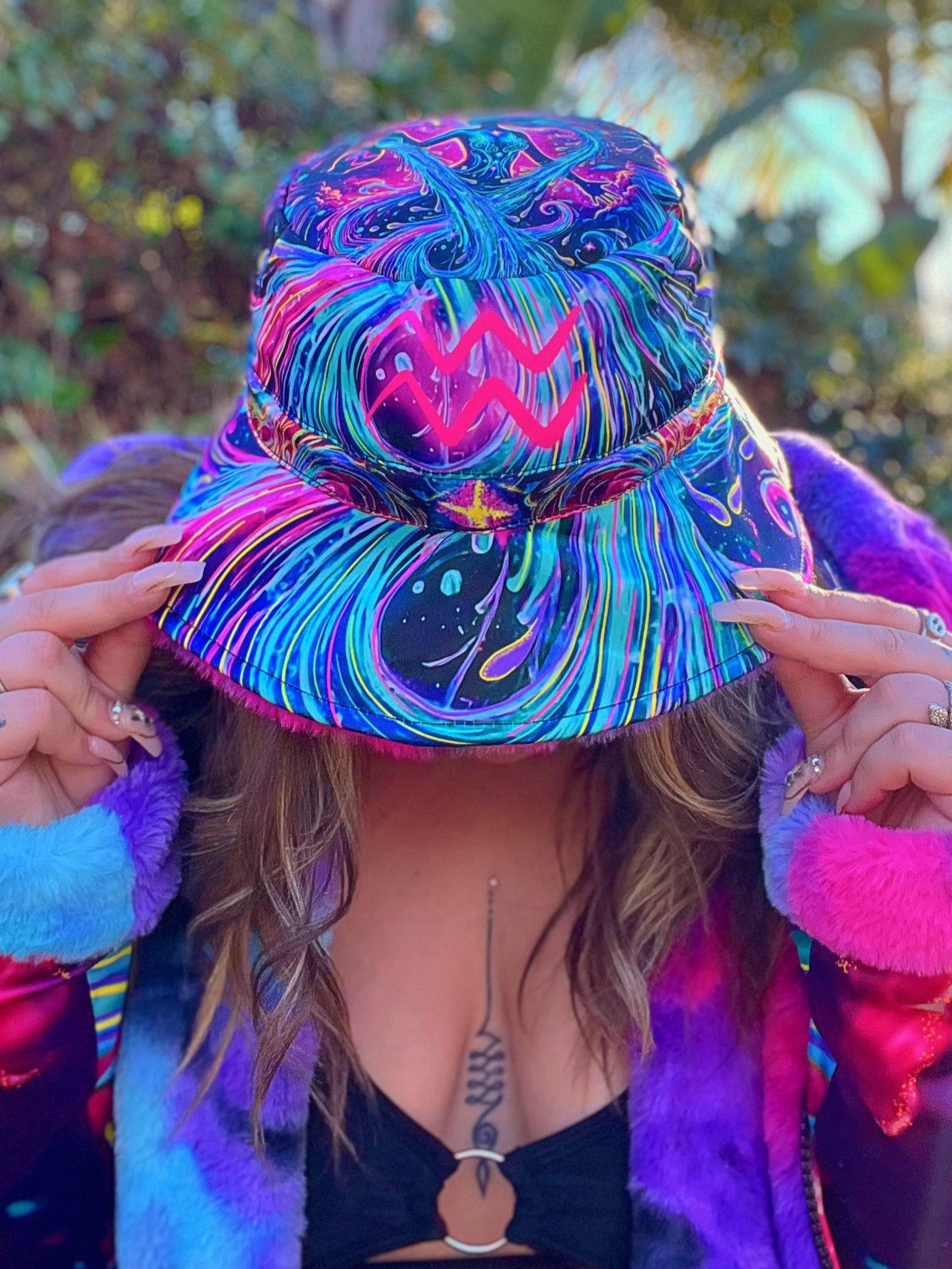 Zodiac Dreams ♒️ Aquarius Bucket Hat