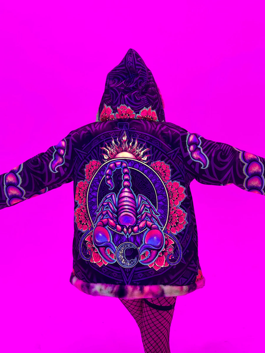 超美品】HYKE FAUX FUR REVERSIBLE JACKET S