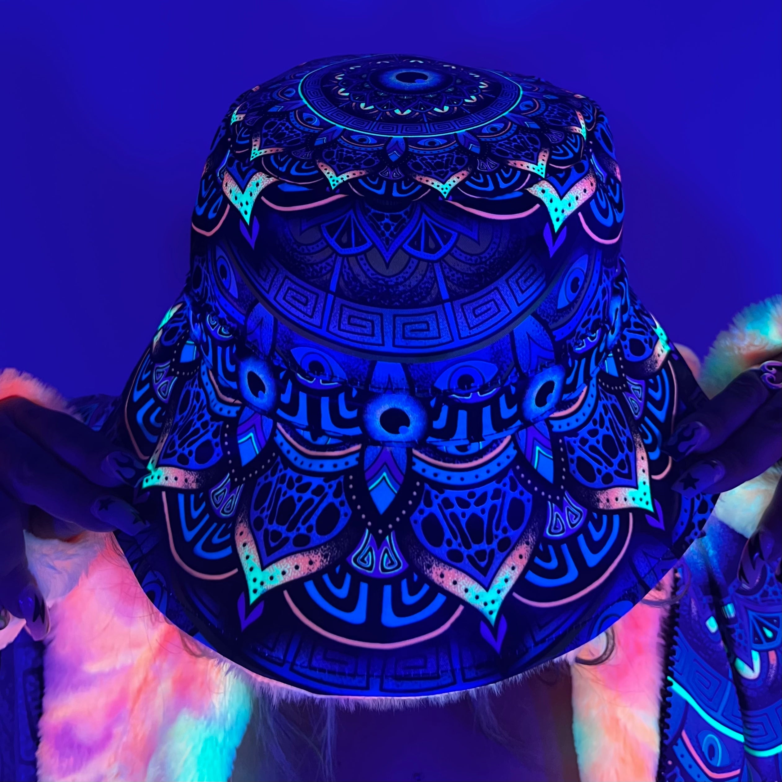 Wildcat Mandala Reversible Bucket Hat