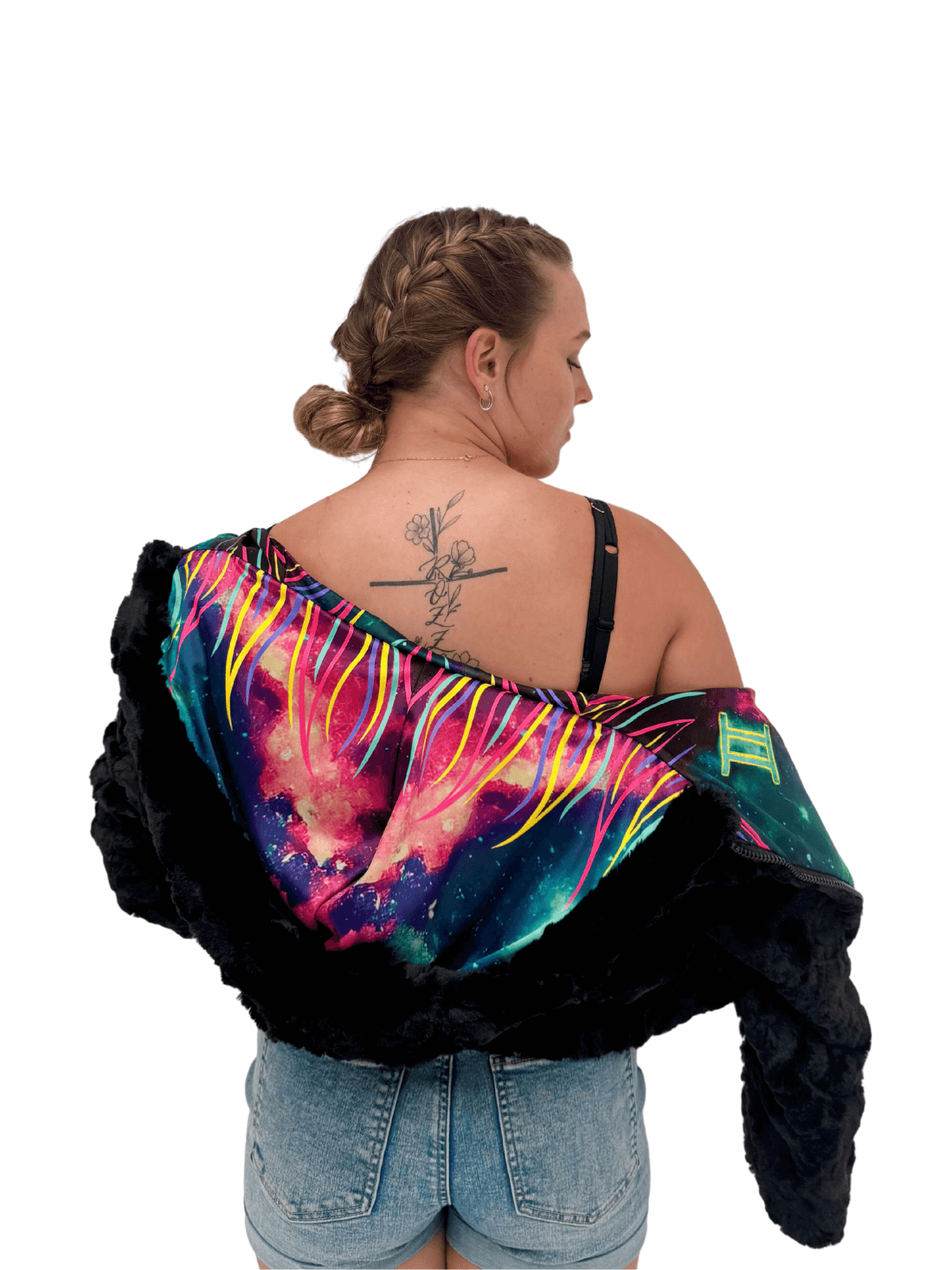 Zodiac Dreams ♊️ Gemini Reversible Faux Fur Jacket