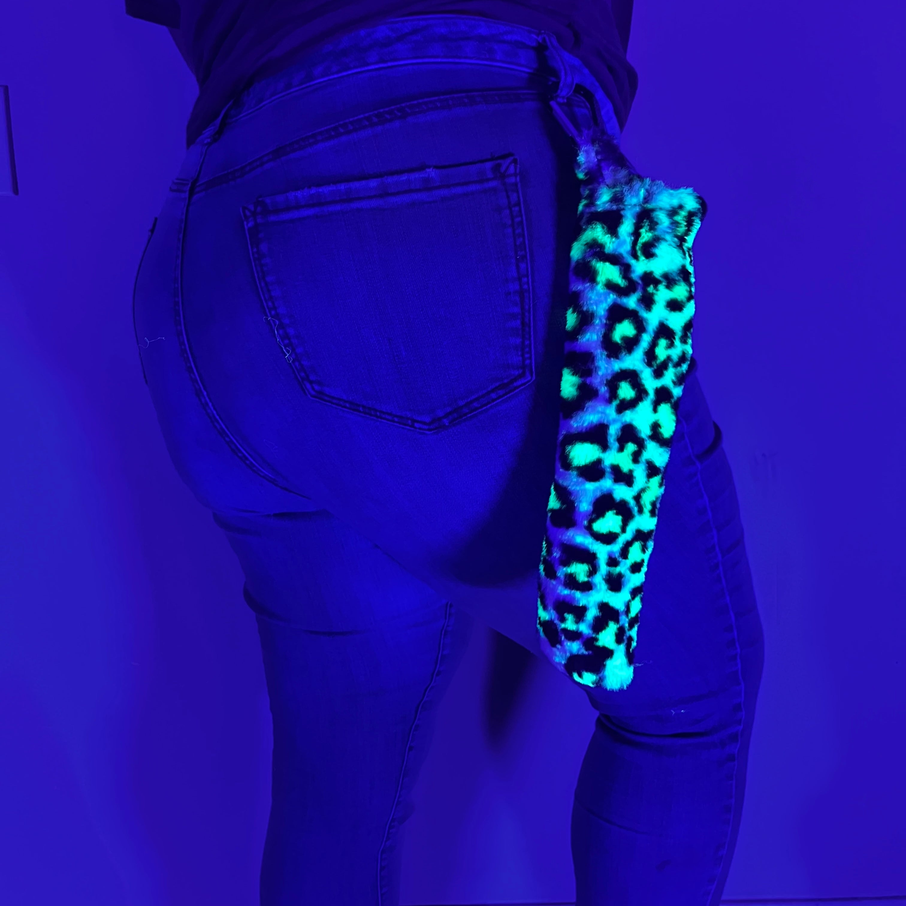 Neon Leopard Fan Holster