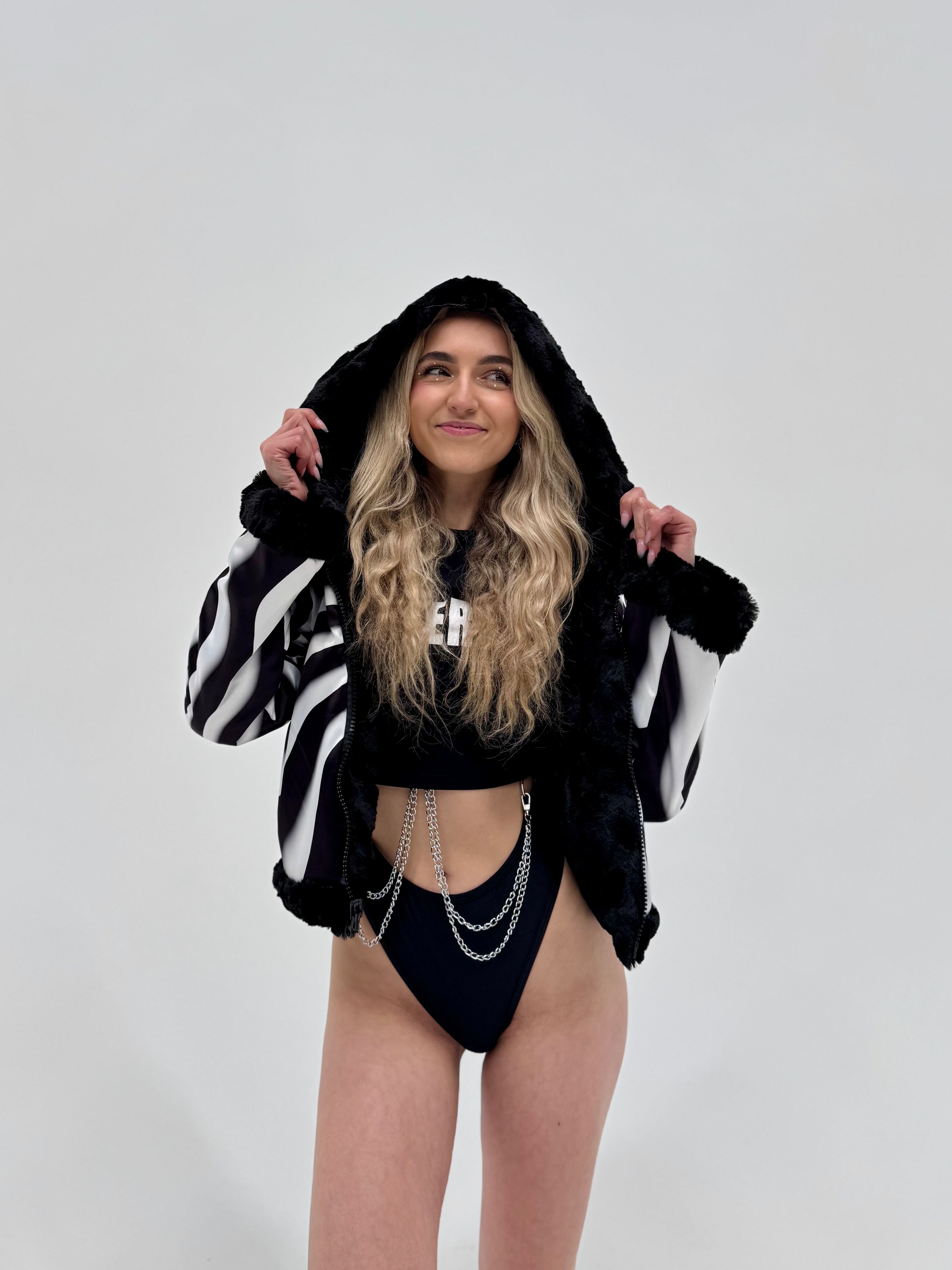 Altered State 🖤 Reversible Faux Fur Jacket