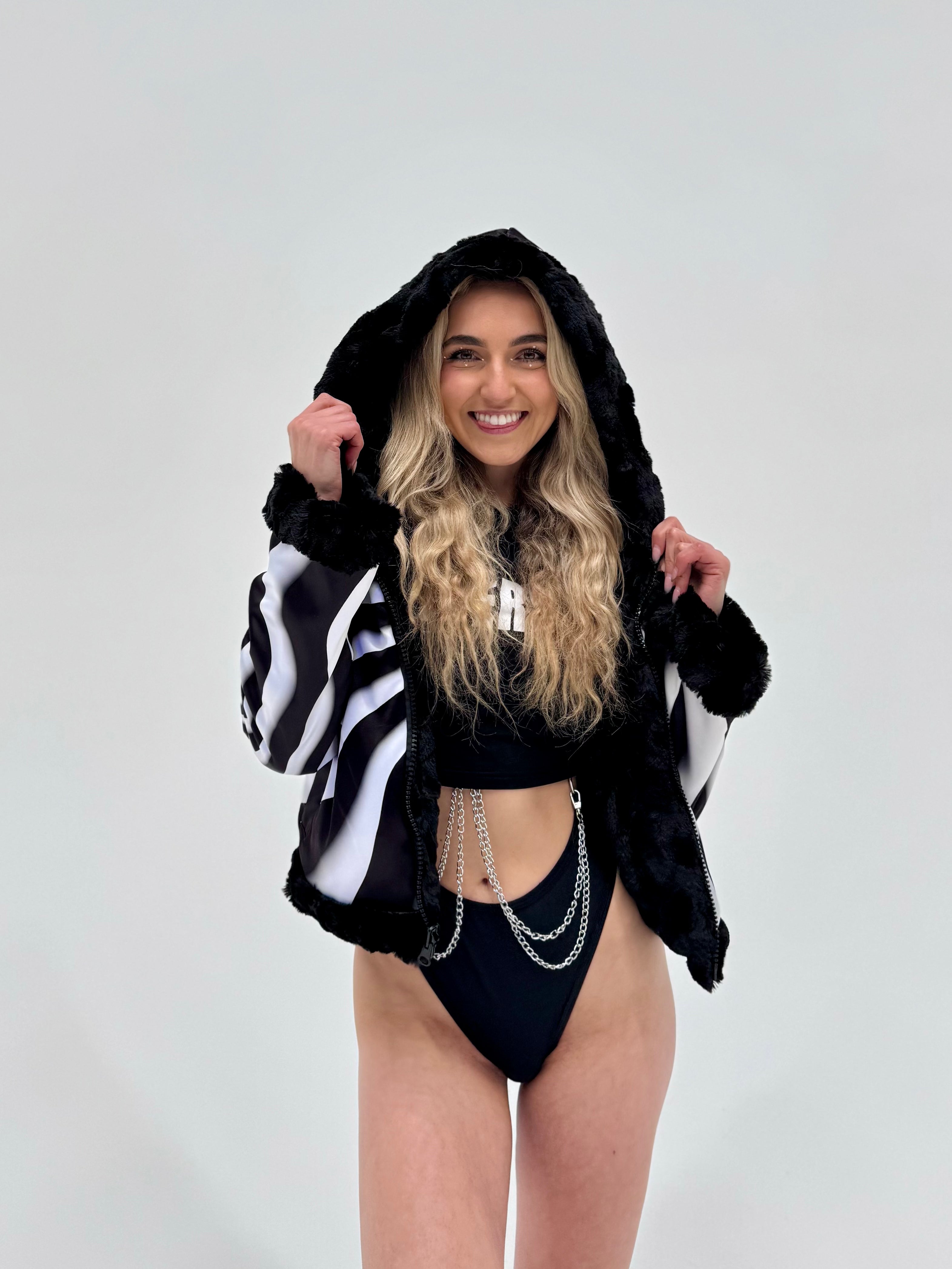 Altered State 🖤 Reversible Faux Fur Jacket