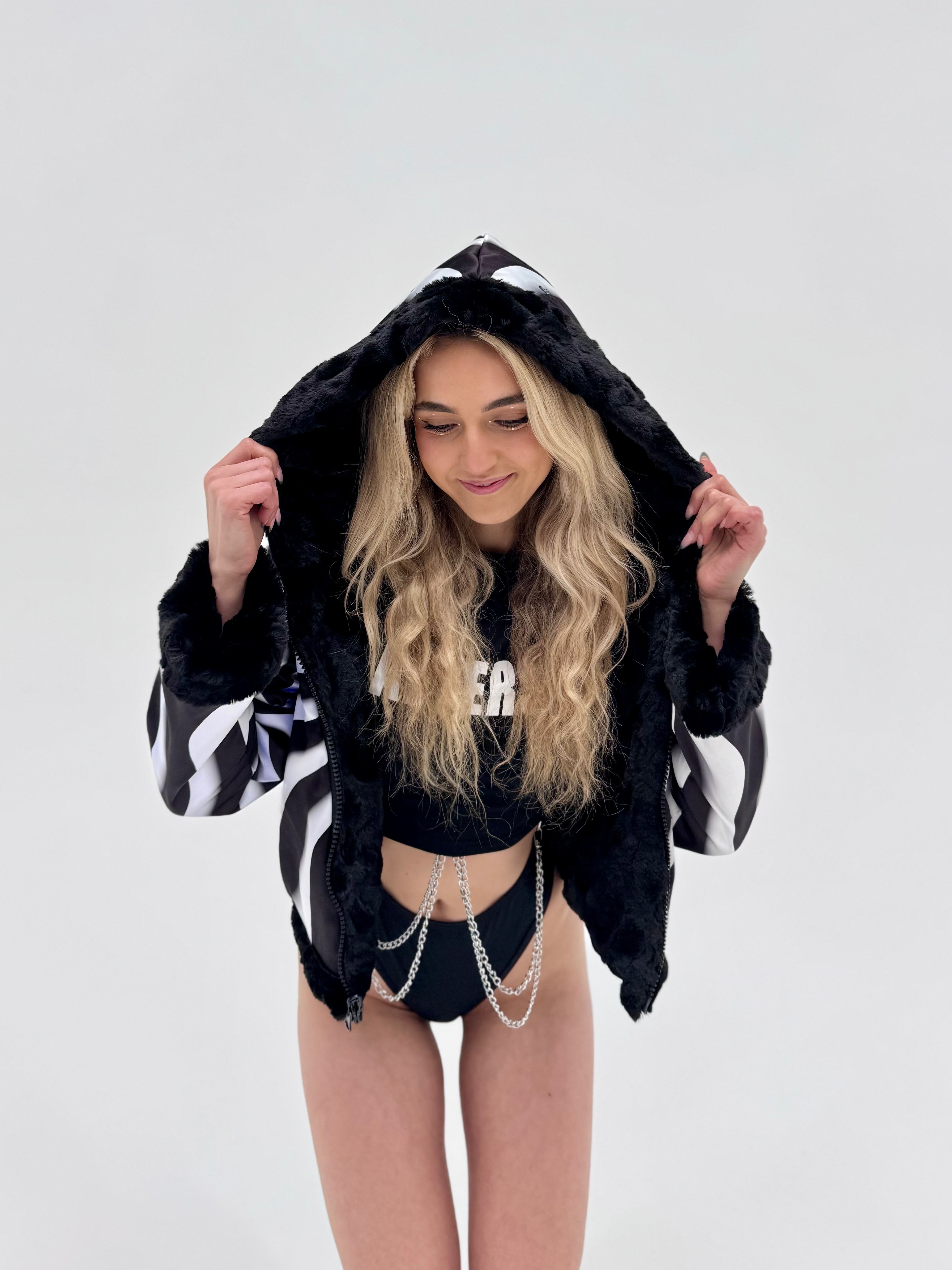 Altered State 🖤 Reversible Faux Fur Jacket