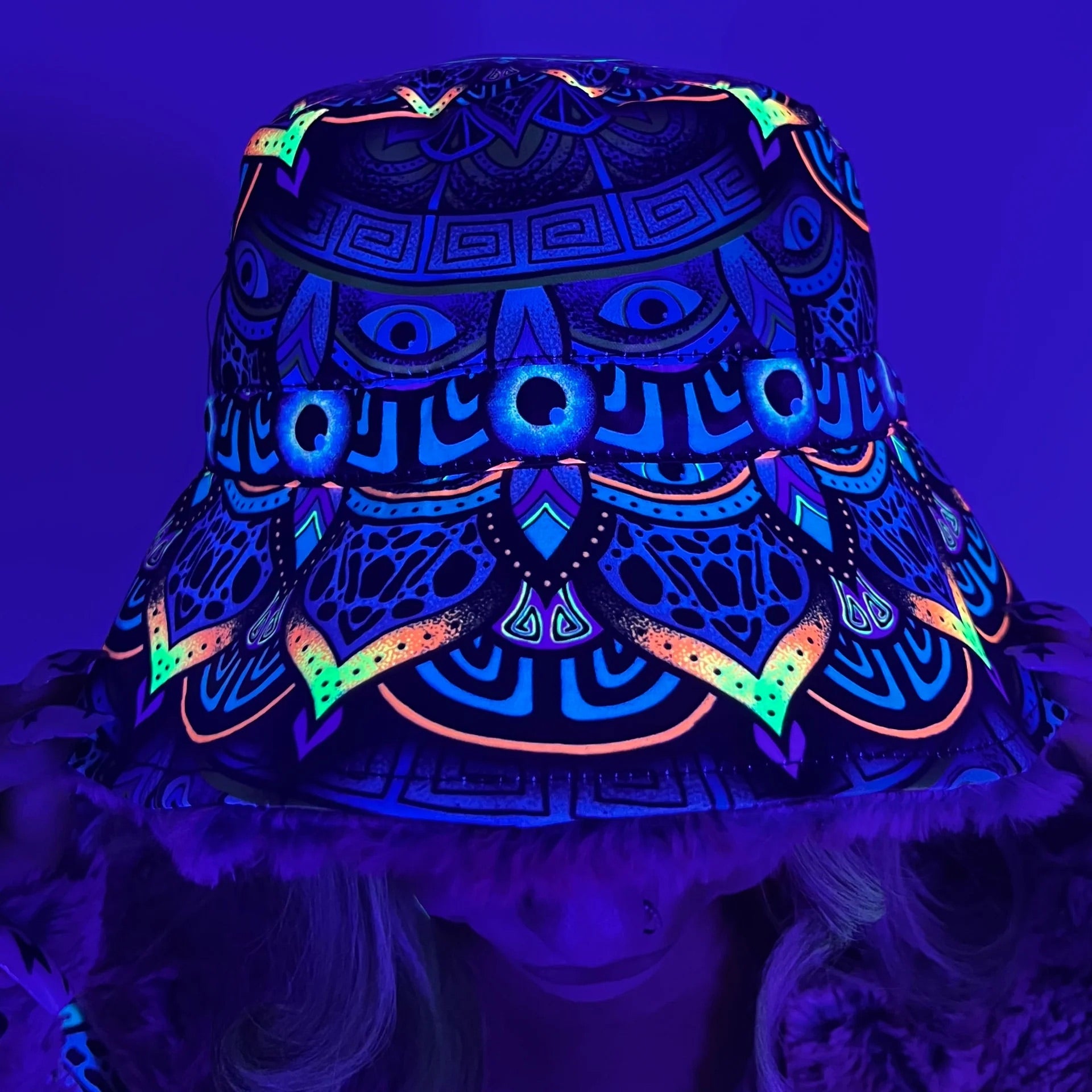 Wildcat Mandala Reversible Bucket Hat