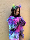 Down the Rabbit Hole 💜 Reversible Fur Jacket