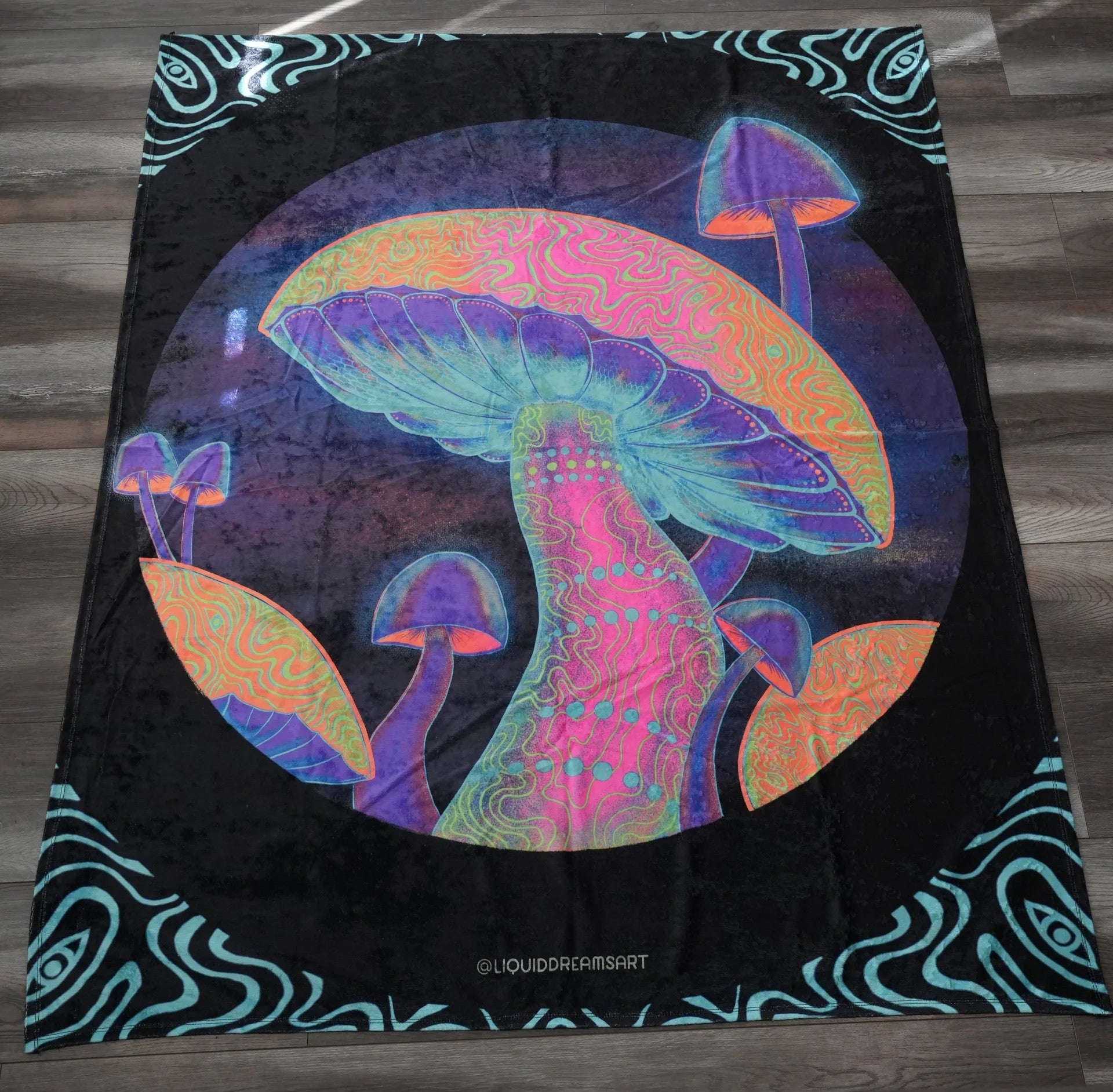 Glow Shroom Tapestries