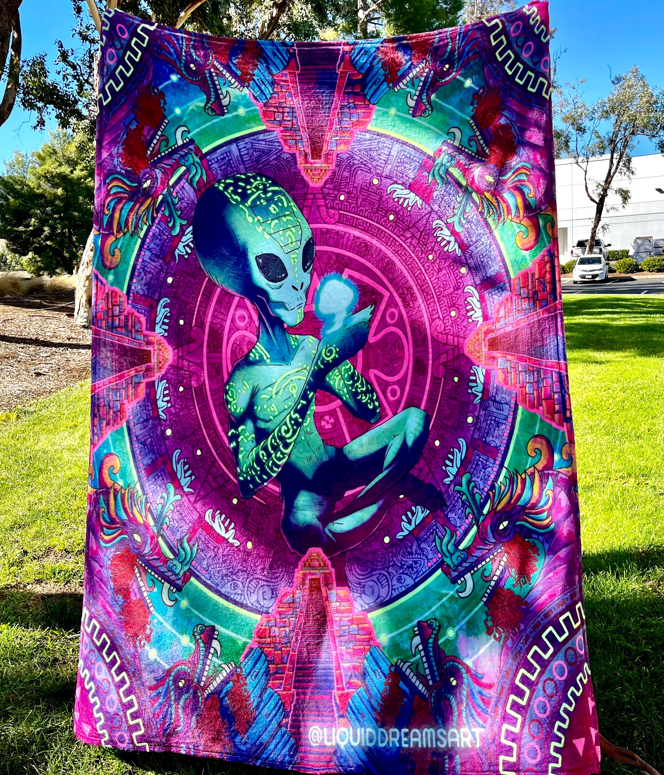 UV Reactive ET and Wildcat Double Sided Blanket