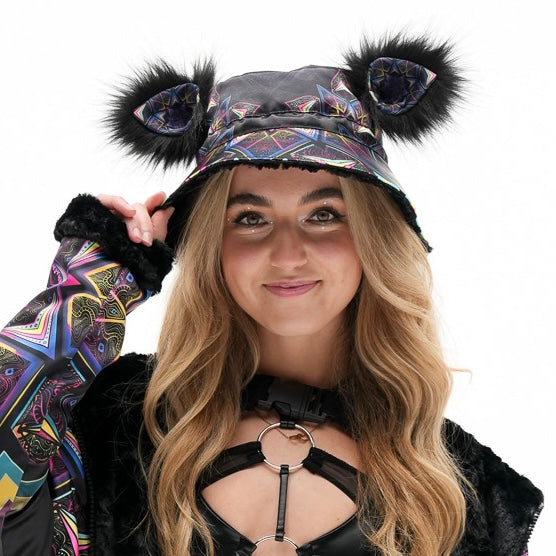 Kaleidodope Bucket Hat – Handmade In California – Liquid Dreams