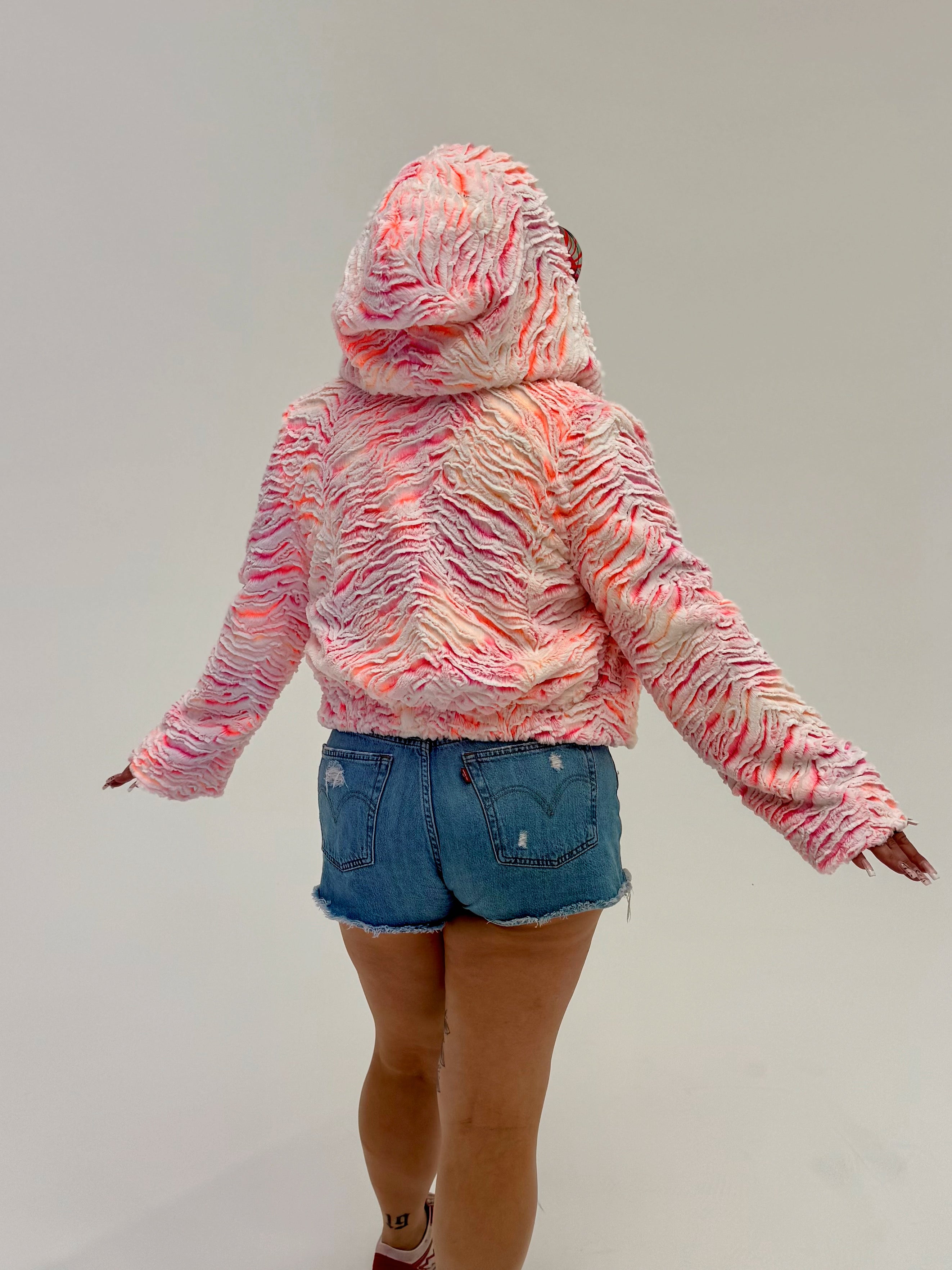 Zodiac Dreams ♉️ Taurus Reversible Faux Fur Jacket