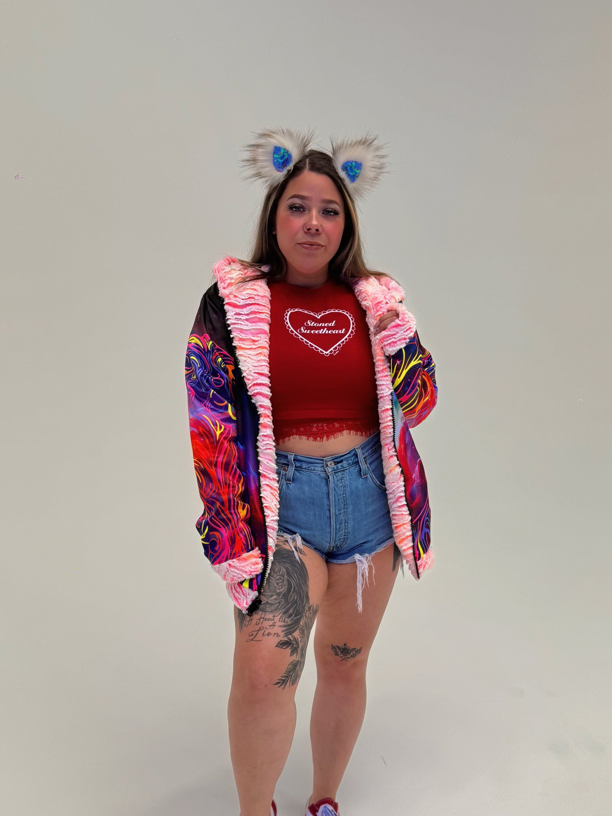 Zodiac Dreams ♉️ Taurus Reversible Faux Fur Jacket