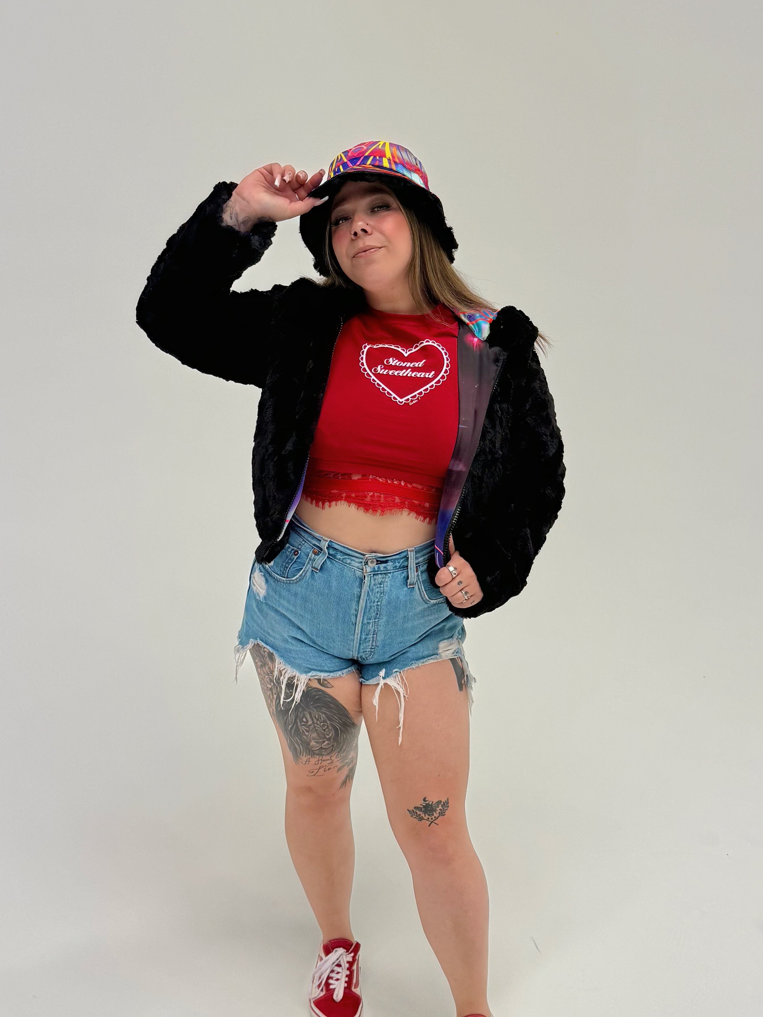 Zodiac Dreams ♉️ Taurus Reversible Faux Fur Jacket