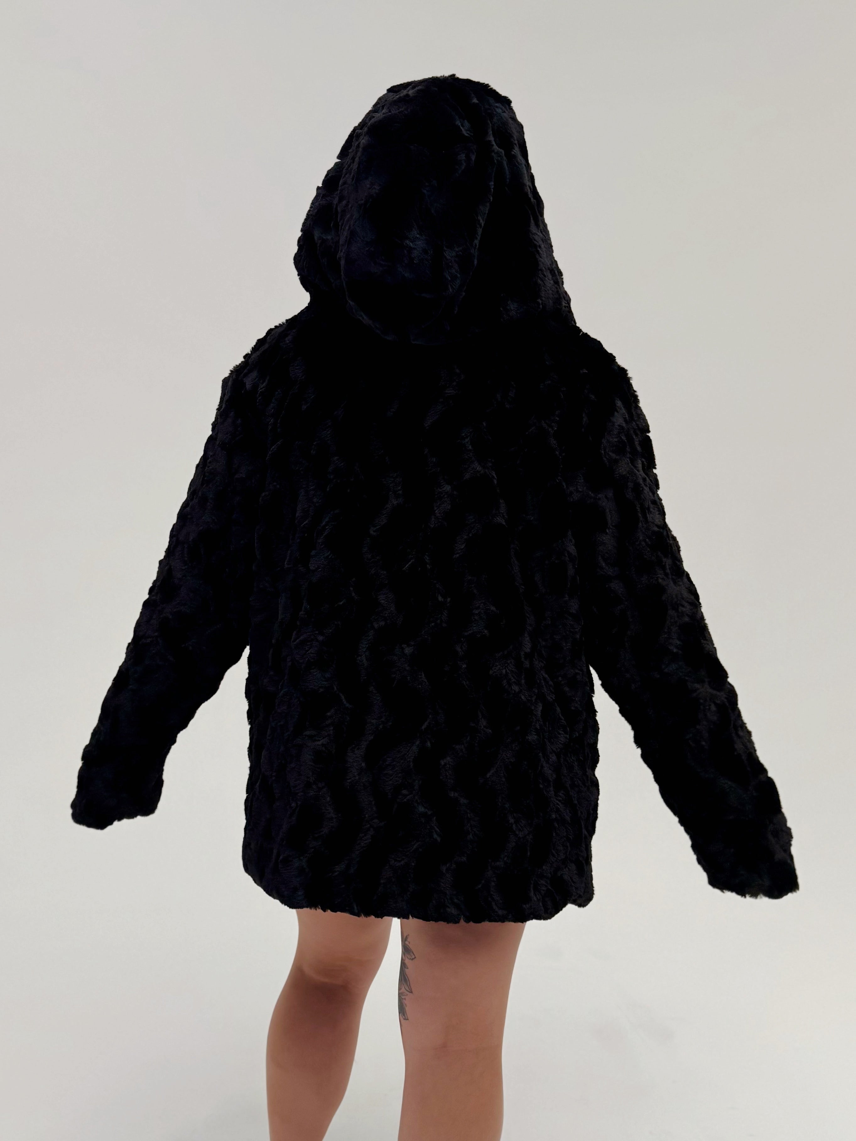 Zodiac Dreams ♉️ Taurus Reversible Faux Fur Jacket