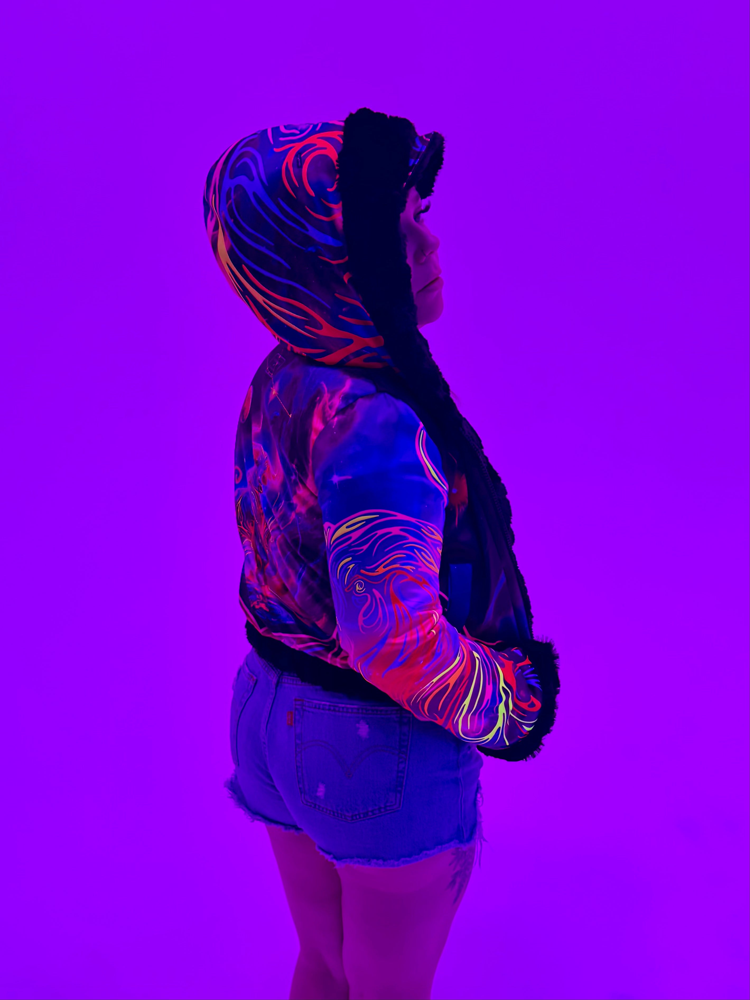 Zodiac Dreams ♉️ Taurus Reversible Faux Fur Jacket