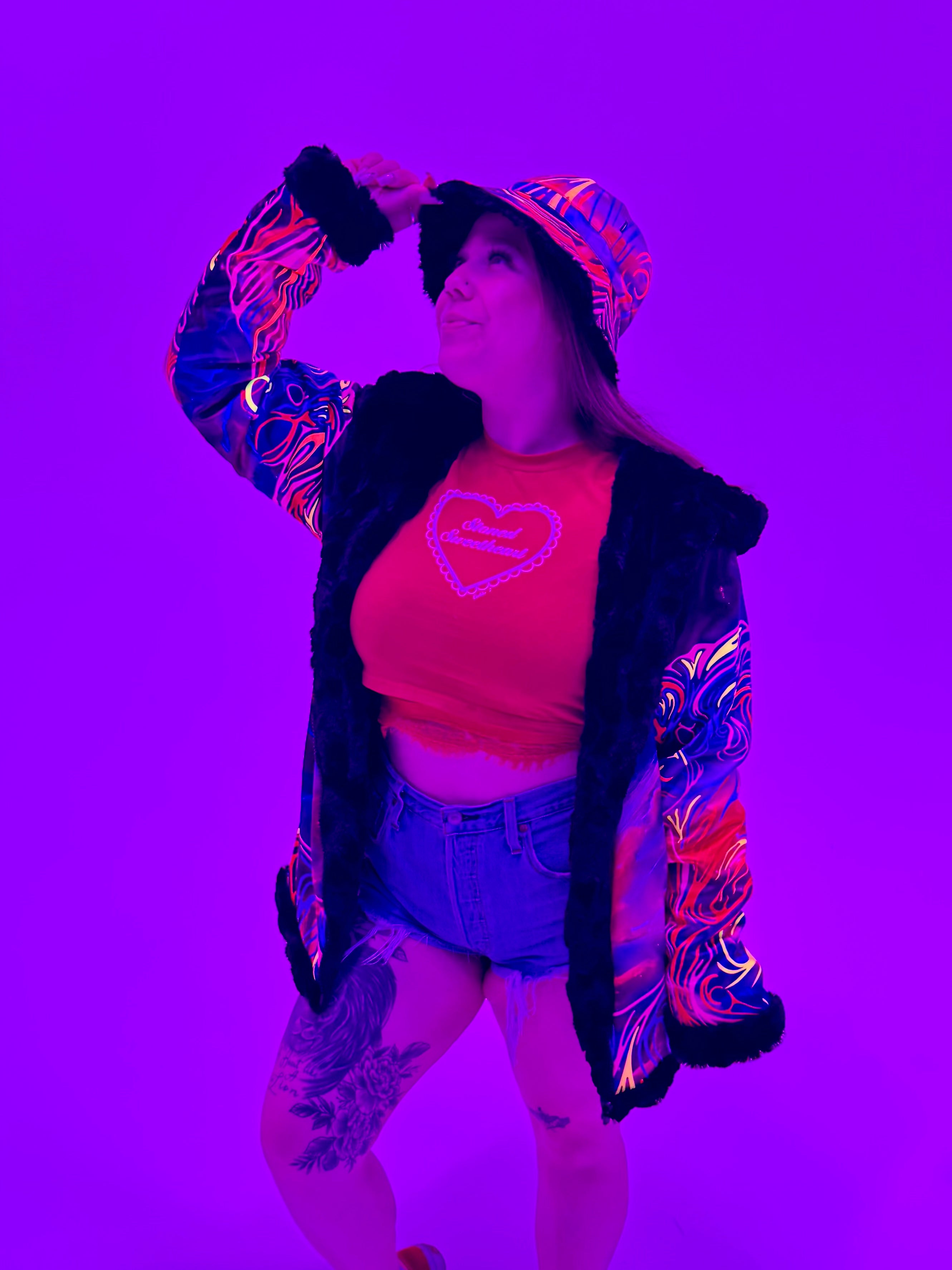 Zodiac Dreams ♉️ Taurus Reversible Faux Fur Jacket