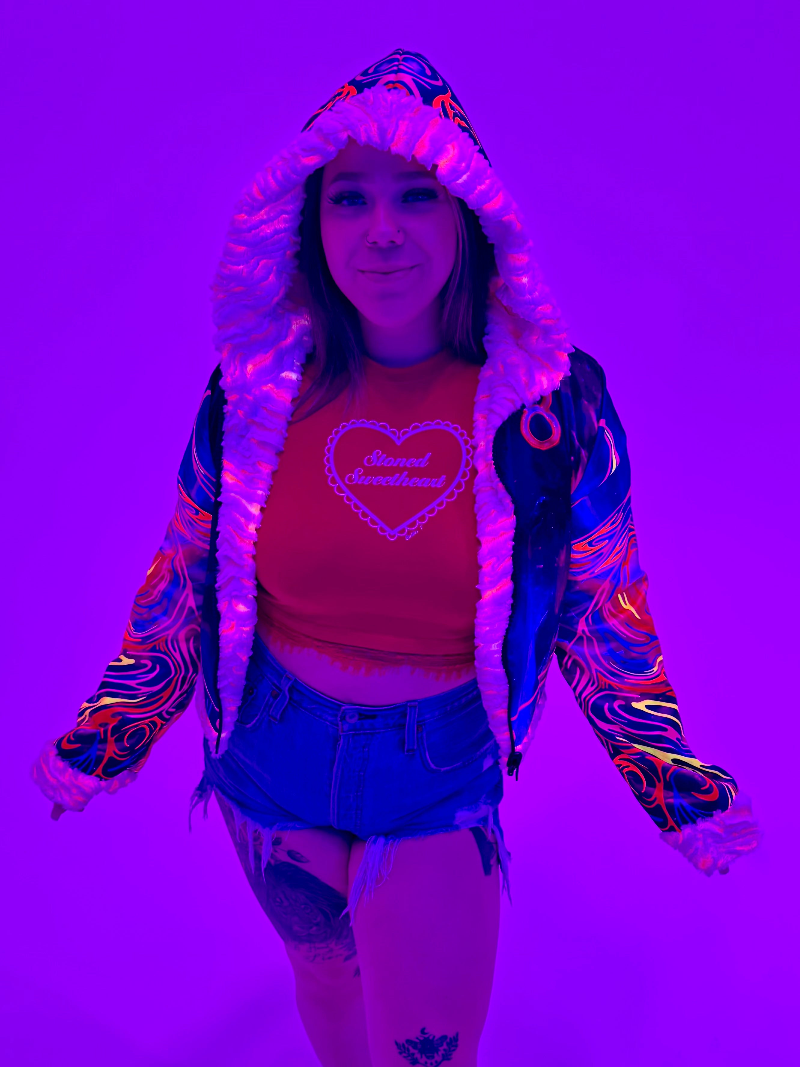 Zodiac Dreams ♉️ Taurus Reversible Faux Fur Jacket