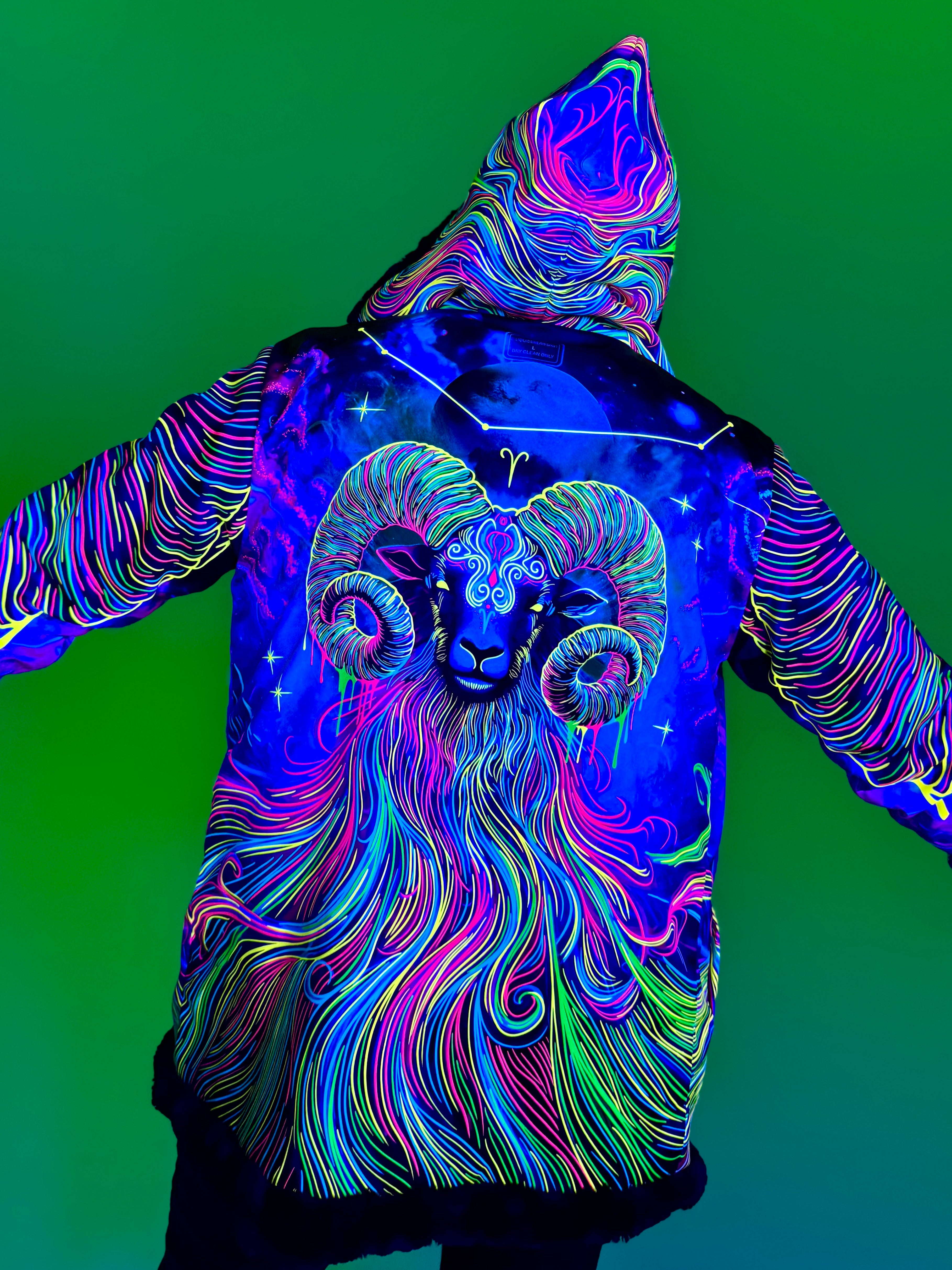 Zodiac Dreams ♈️ Aries Reversible Faux Fur Jacket