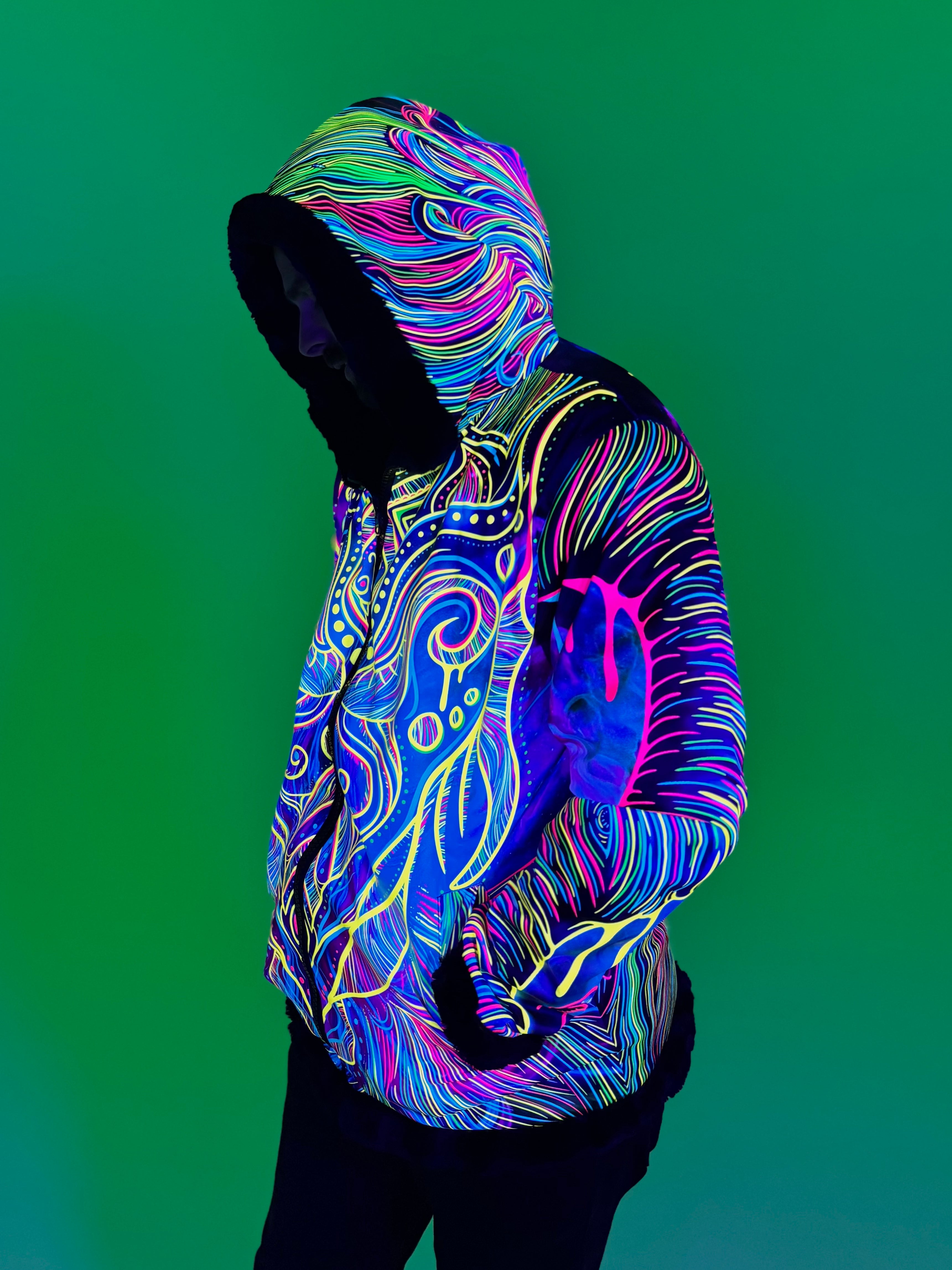 Zodiac Dreams ♈️ Aries Reversible Faux Fur Jacket