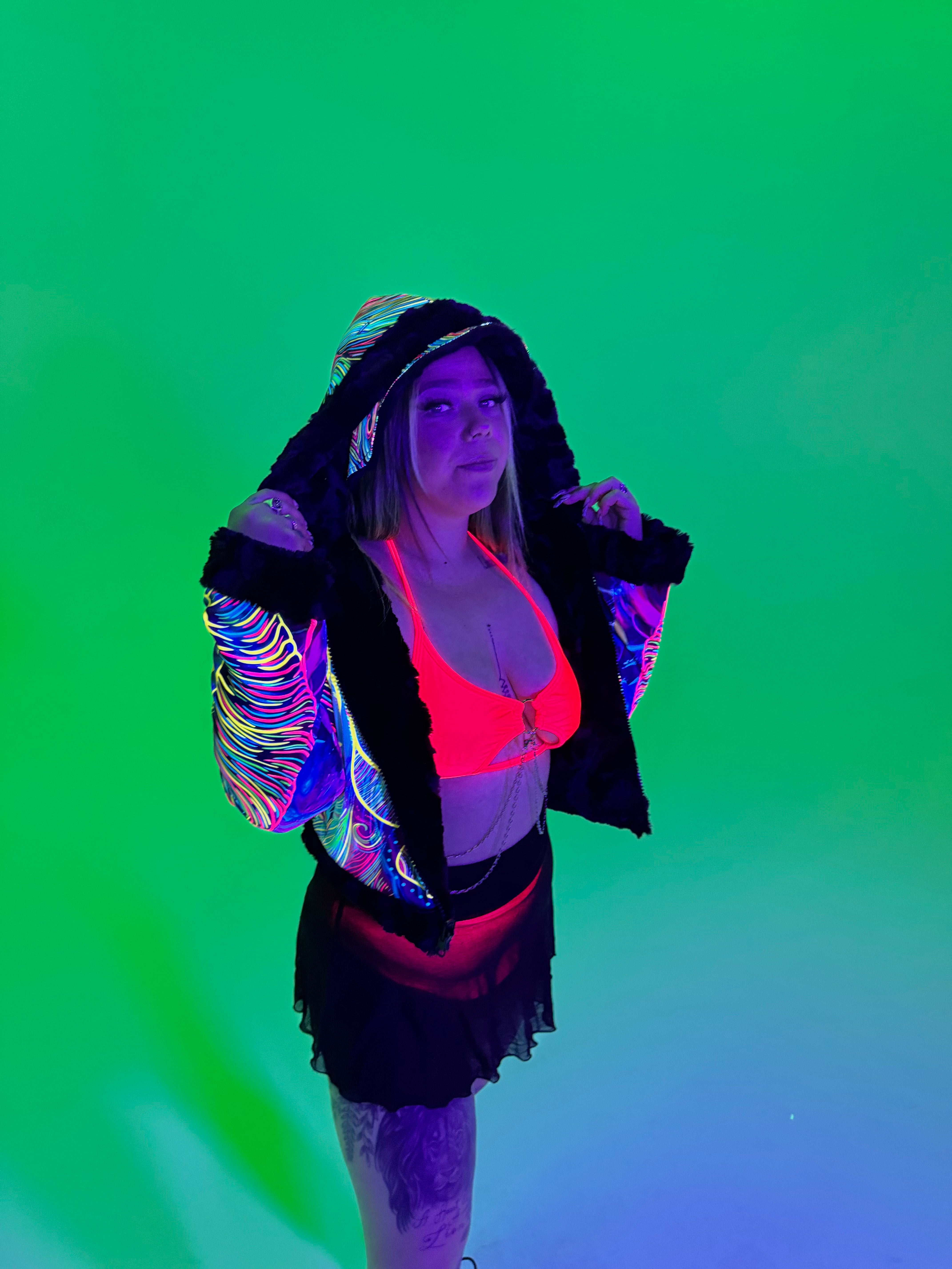 Zodiac Dreams ♈️ Aries Reversible Faux Fur Jacket