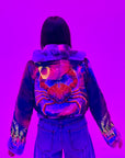 Zodiac Dreams ♋️ Cancer Reversible Faux Fur Jacket