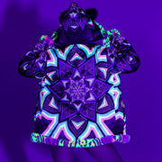 Kaleidodope Reversible Faux Fur Jacket