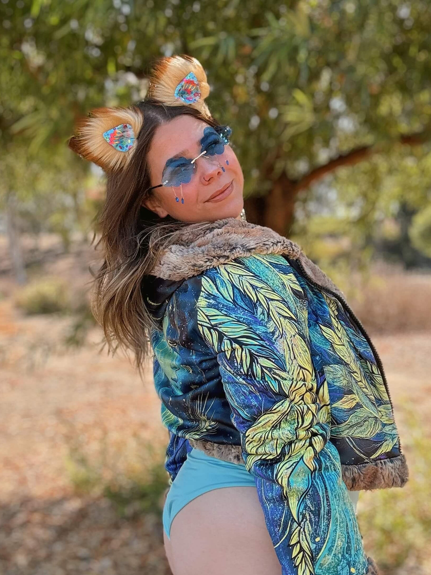 Zodiac Dreams ♍ Virgo Reversible Faux Fur Jacket