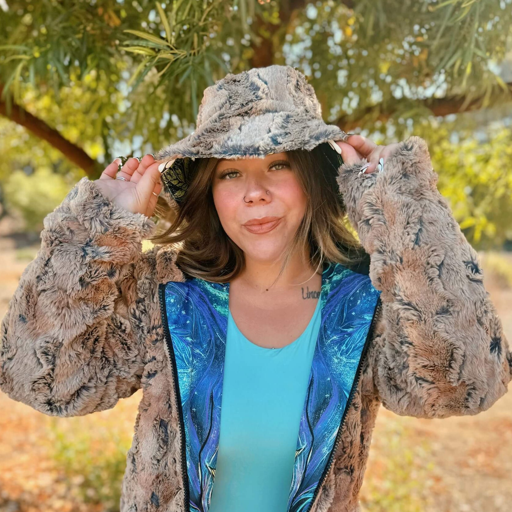 Zodiac Dreams ♍ Virgo Reversible Faux Fur Jacket
