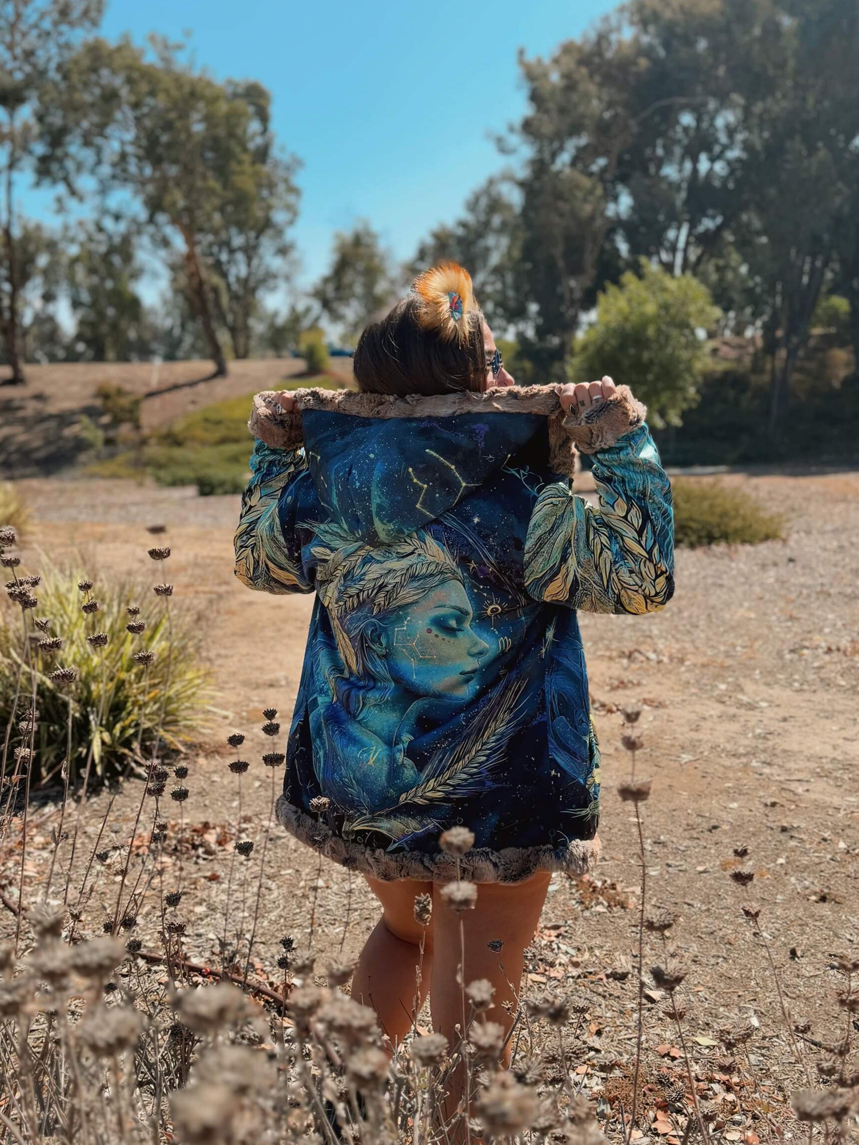 Zodiac Dreams ♍ Virgo Reversible Faux Fur Jacket
