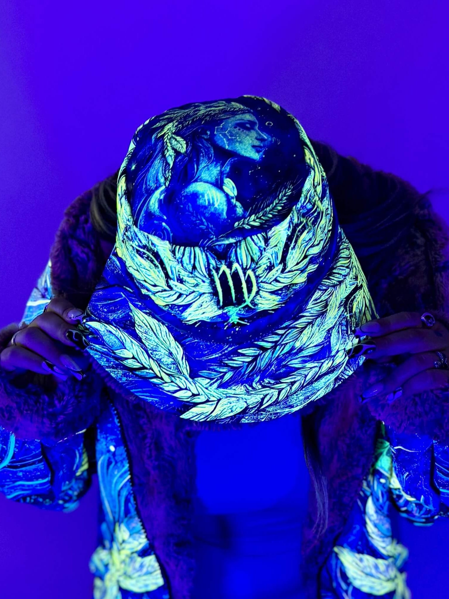 Zodiac Dreams ♍ Virgo Reversible Faux Fur Jacket