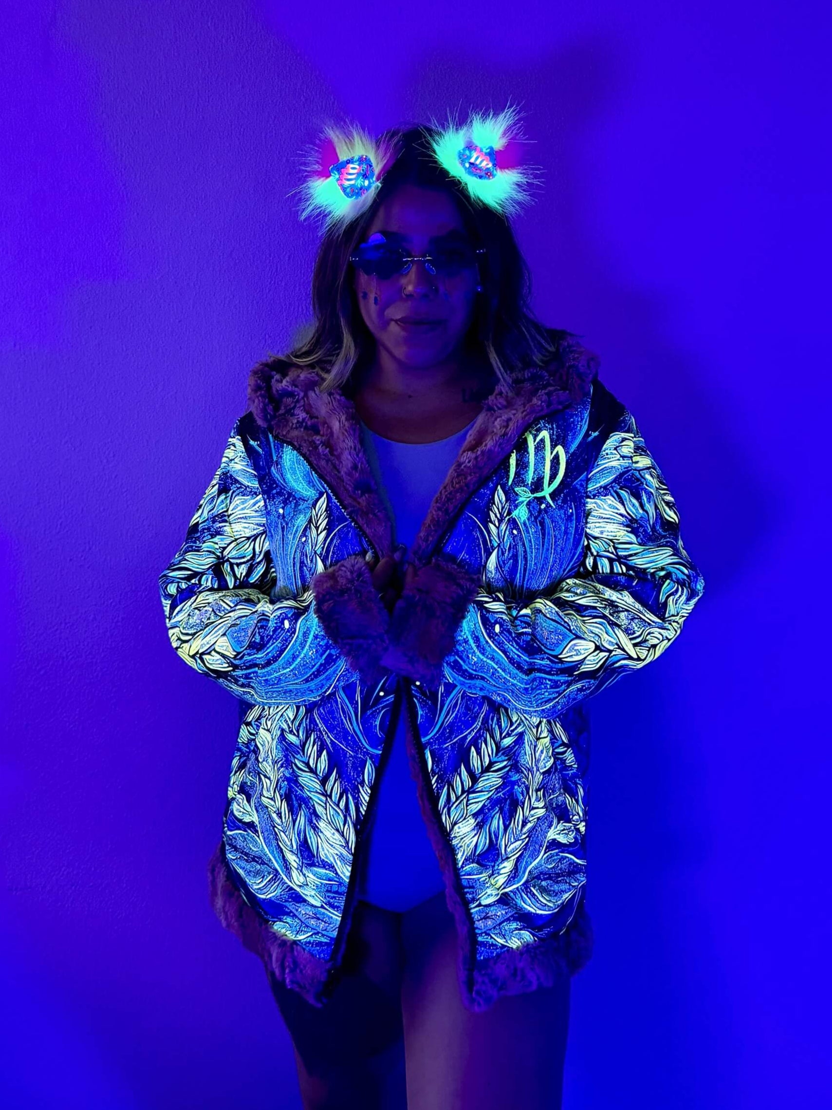 Zodiac Dreams ♍ Virgo Reversible Faux Fur Jacket