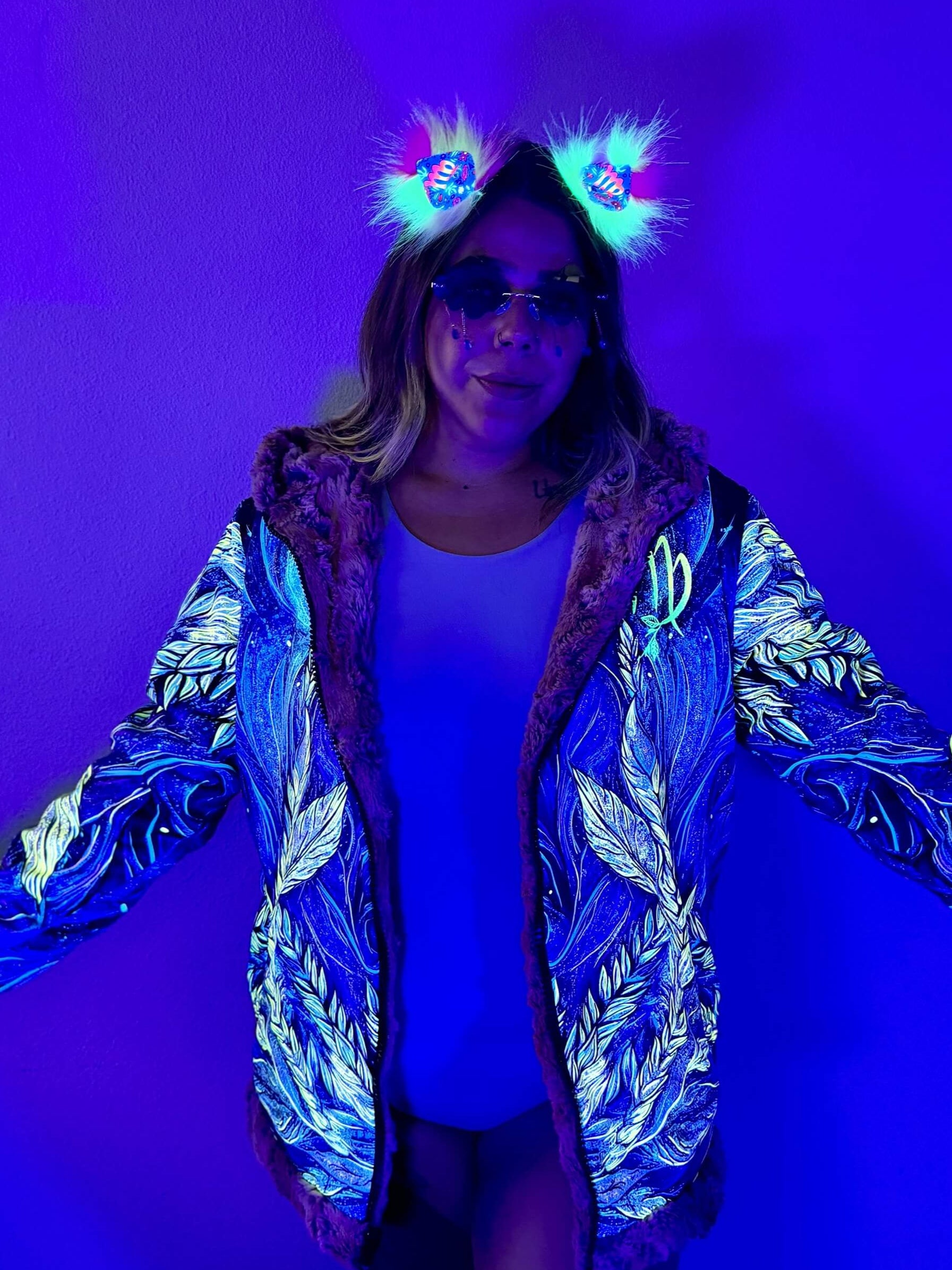 Zodiac Dreams ♍ Virgo Reversible Faux Fur Jacket