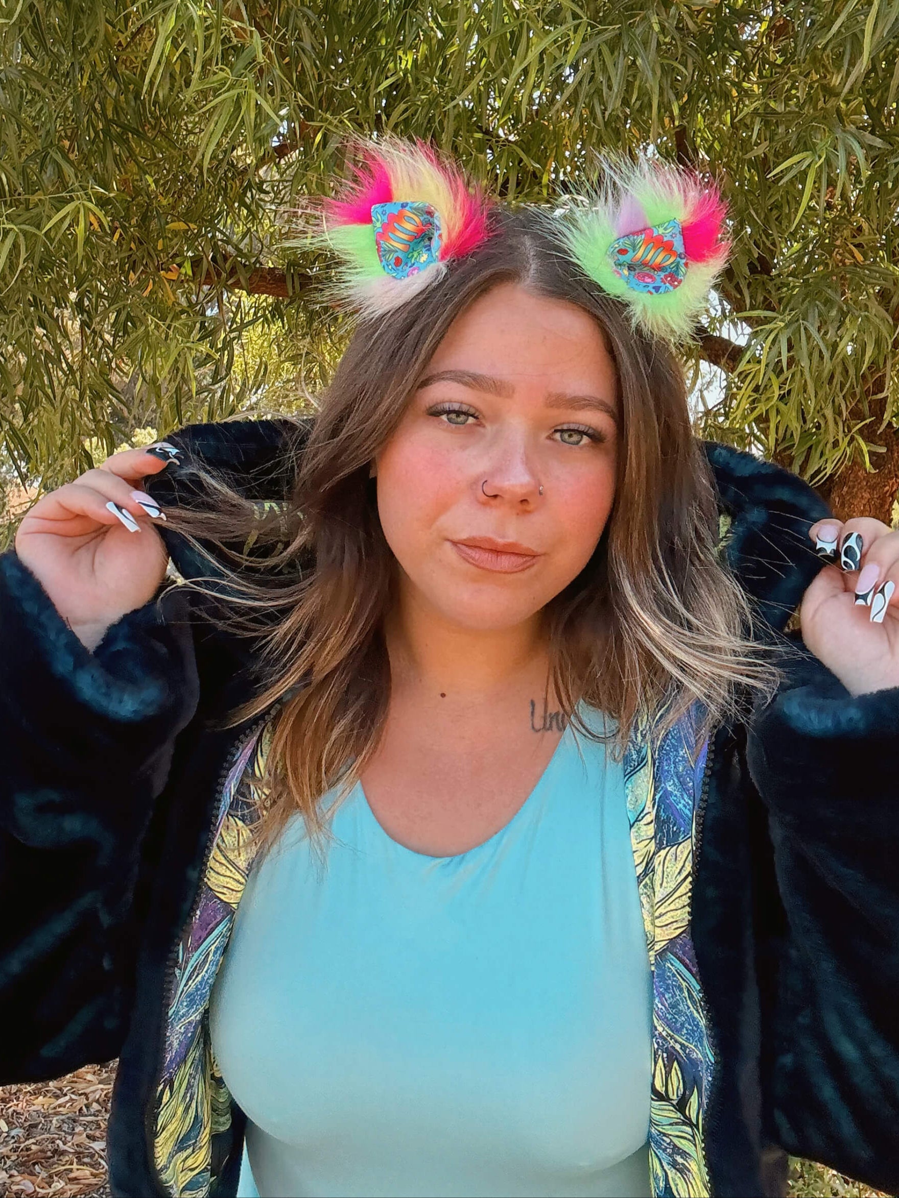 Zodiac Dreams ♍ Virgo Reversible Faux Fur Jacket