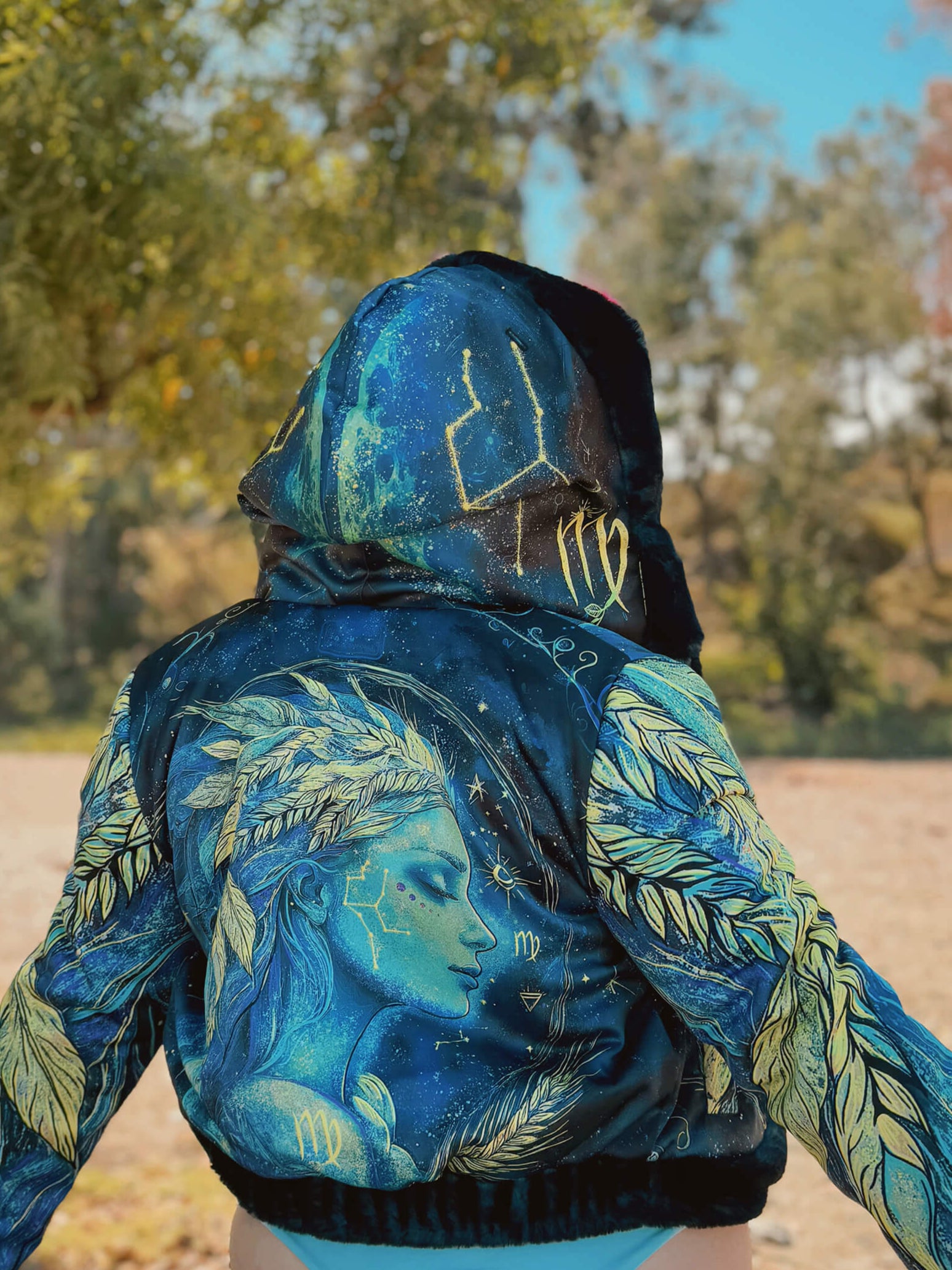 Zodiac Dreams ♍ Virgo Reversible Faux Fur Jacket