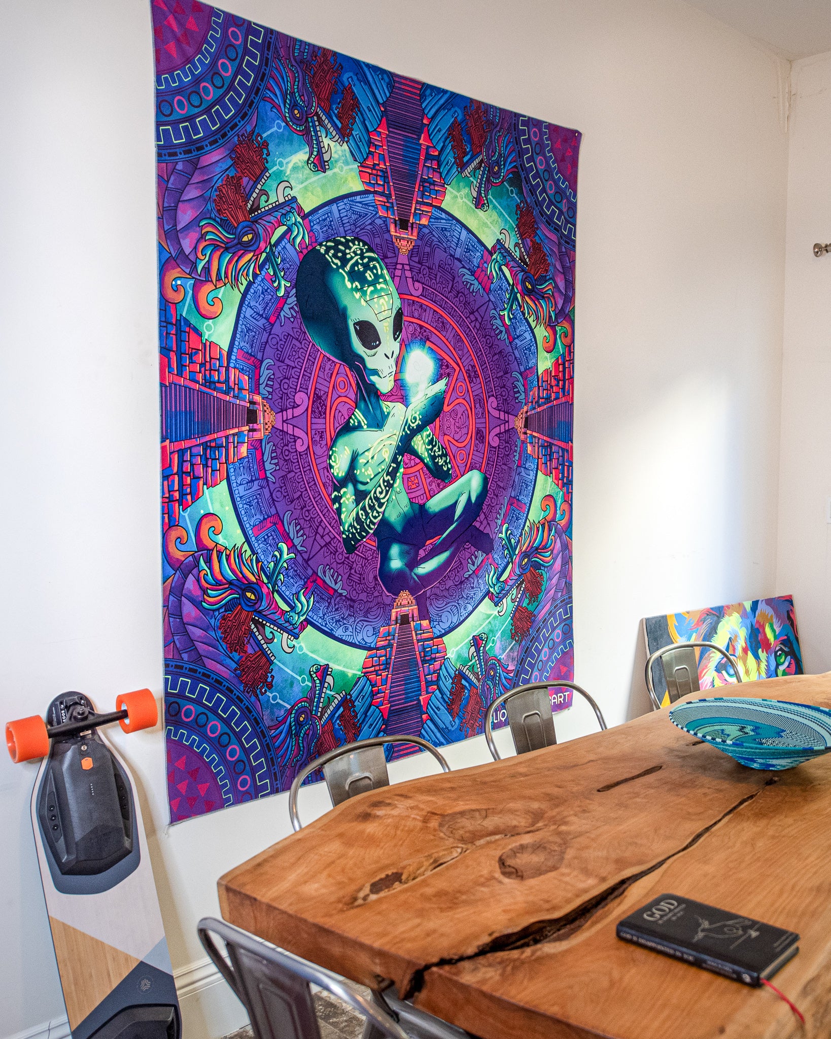 Extraterrestrial Mycologist Tapestry