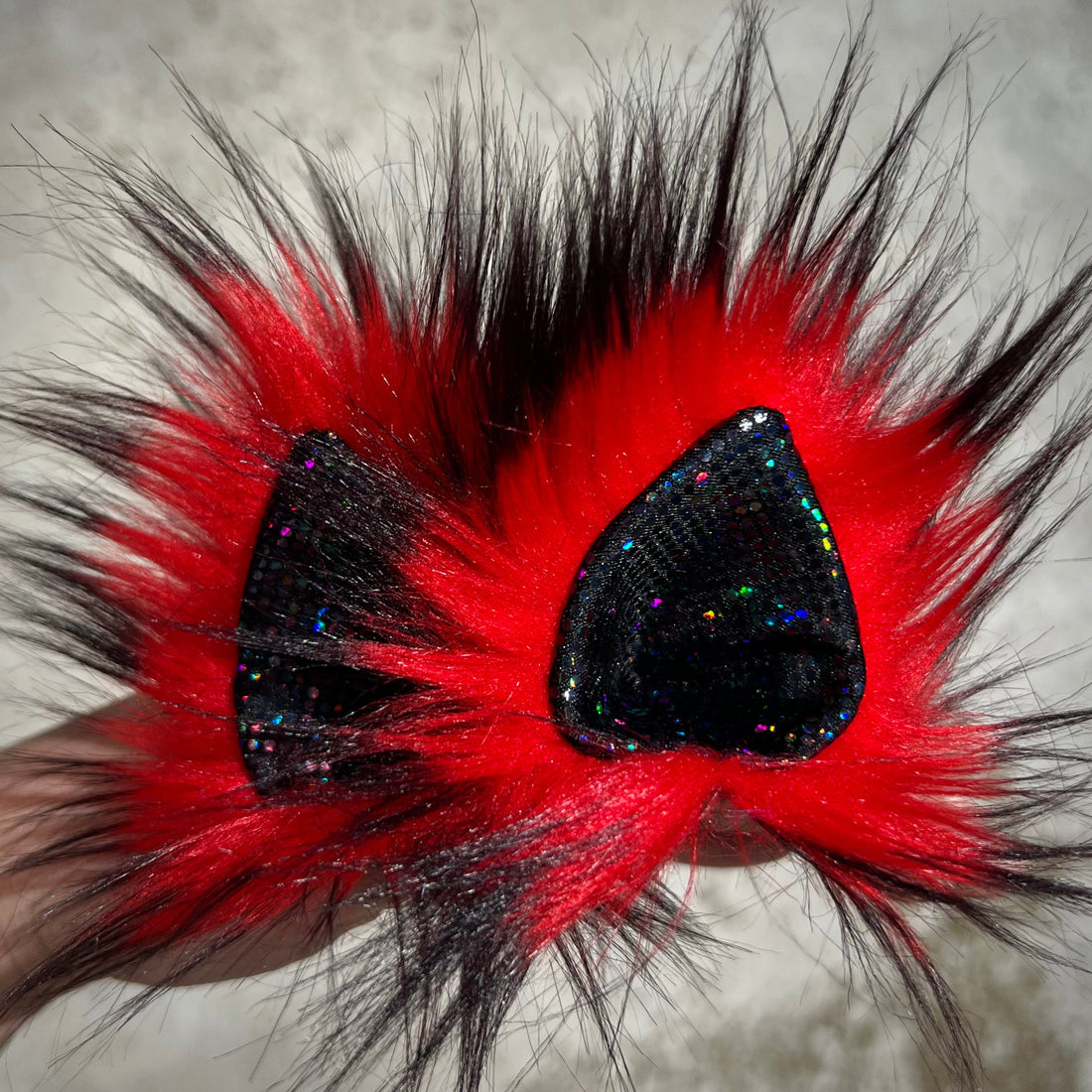 Naughty Little Devil – Handmade Clip In Ears – KritterKlips – Liquid Dreams