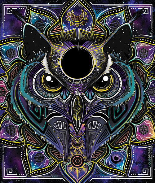Moon Owl Tapestry