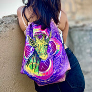 Mushroom Giraffe and Summer Spirit Doublesided UV Backpack