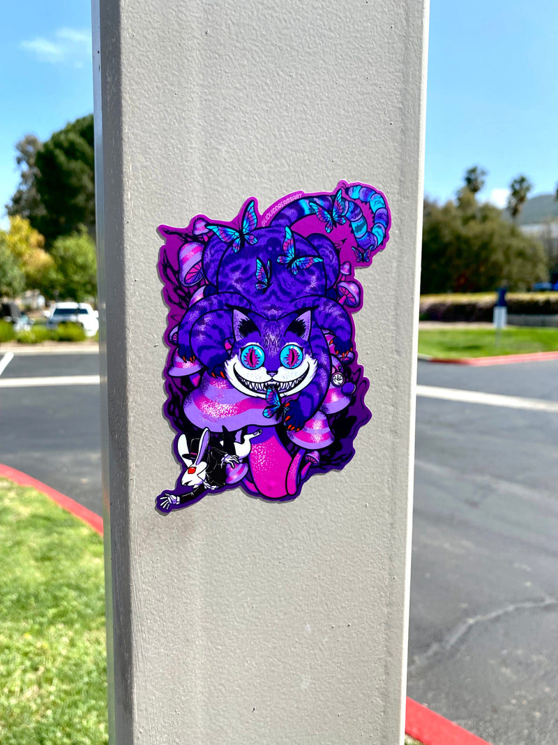 5” Cheshire Sticker